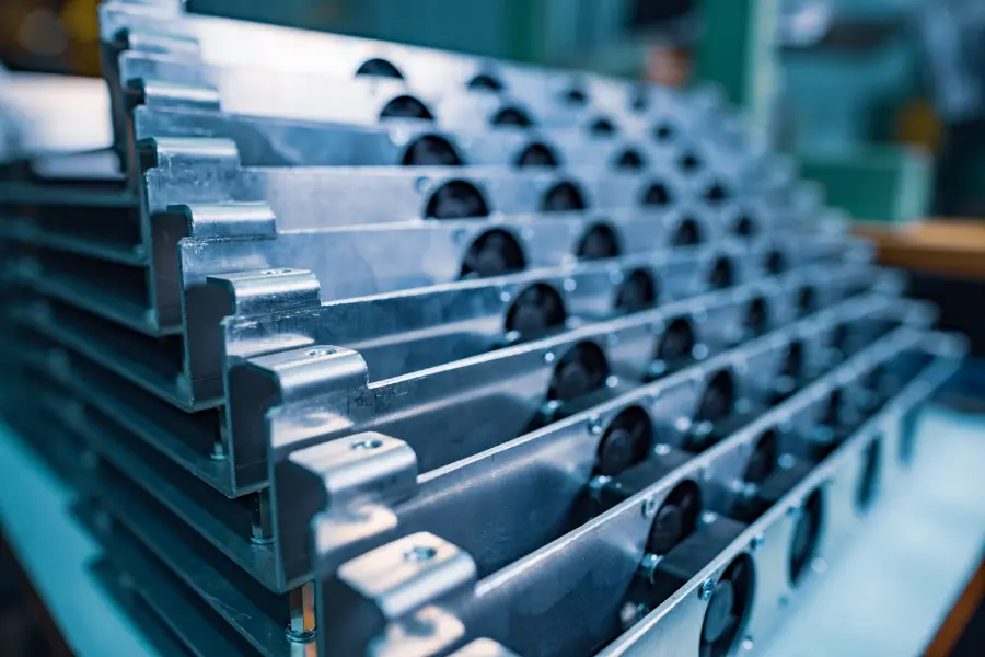 Gefertigte Metallkomponenten