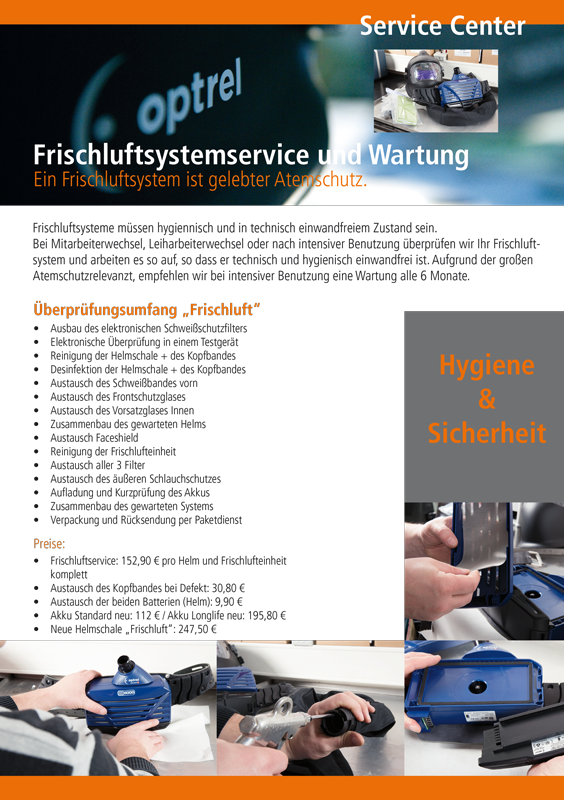 Optrel Frischluftsystemservice