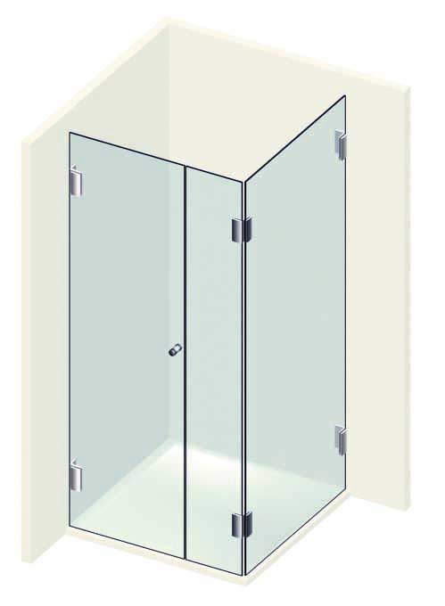 Eckdusche Flamea Typ 7-202