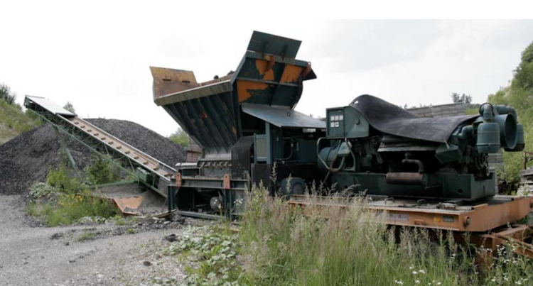 Asphalt-Fräsbrecher Thoma, Aufgabegröße max. 1400 mm