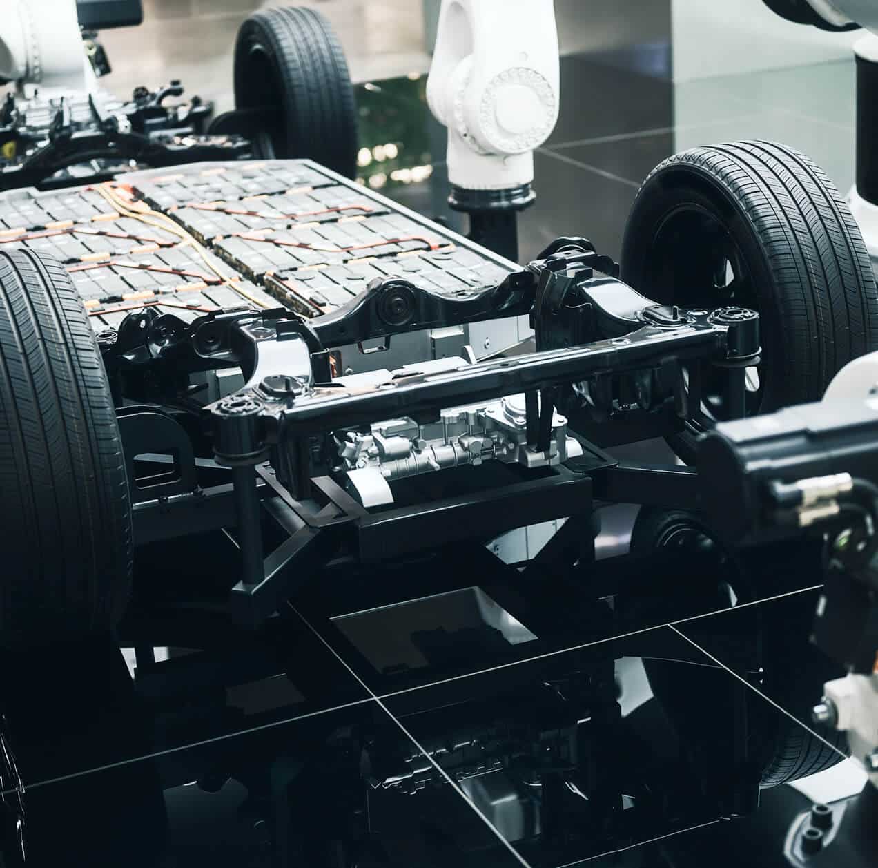 Fahrzeugchassis mit Batteriesystem