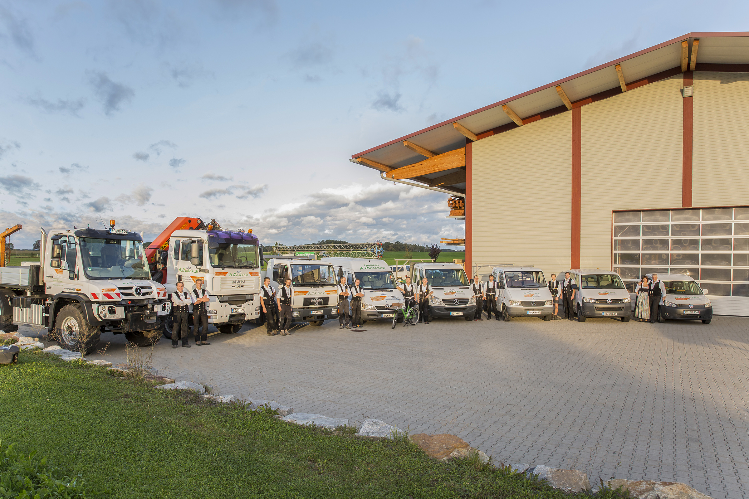 Fuhrpark der Zimmerei