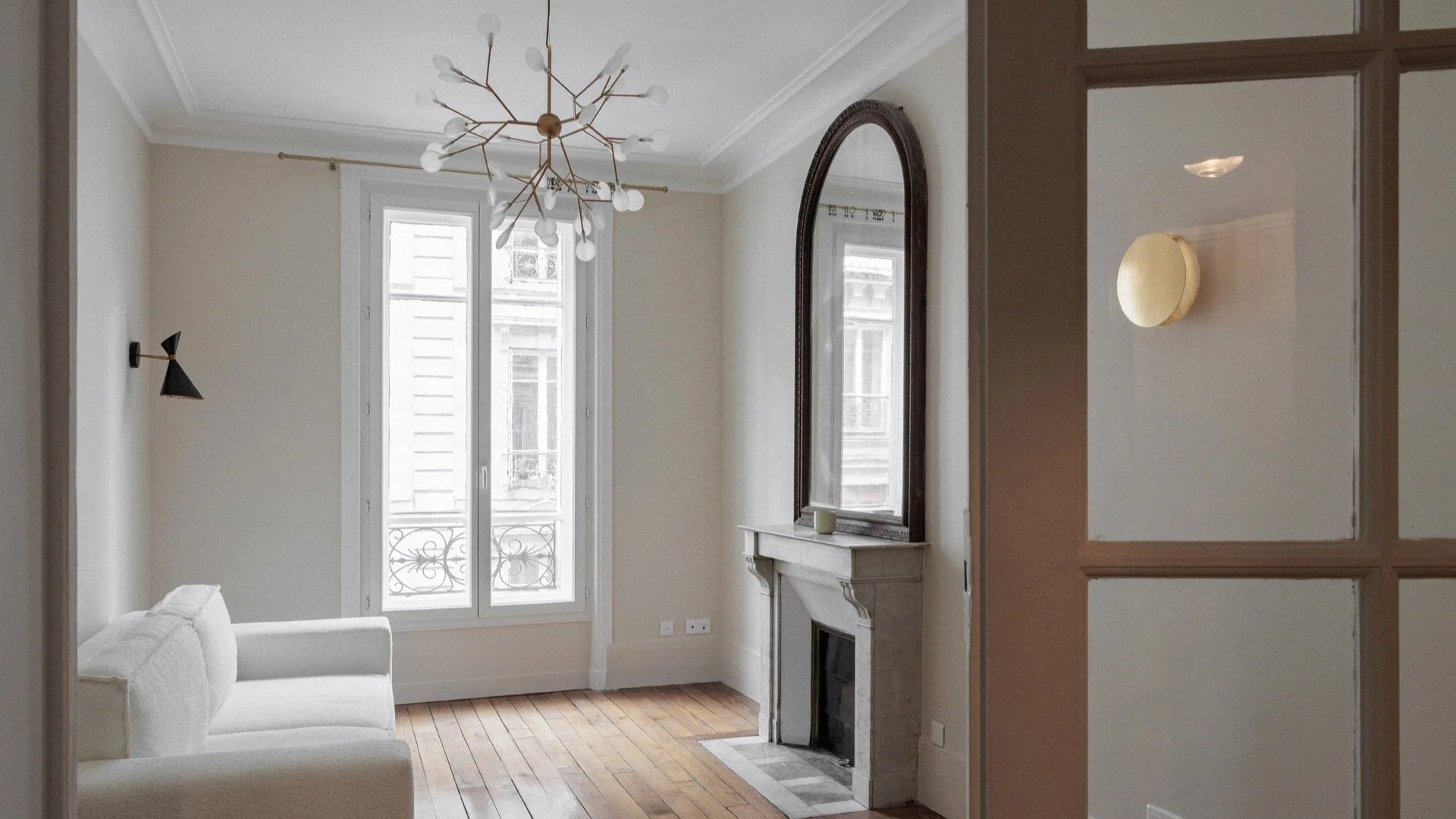 Renoviertes Wohnzimmer, Paris