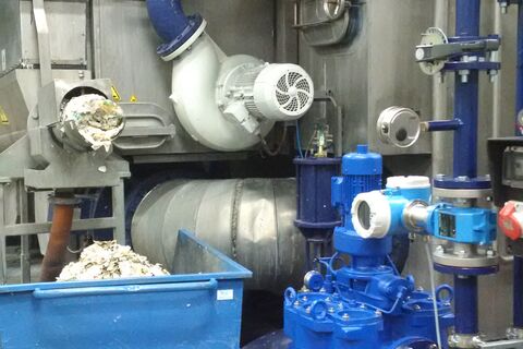 BOLLFILTER in Flaschenwaschmaschine von KRONES