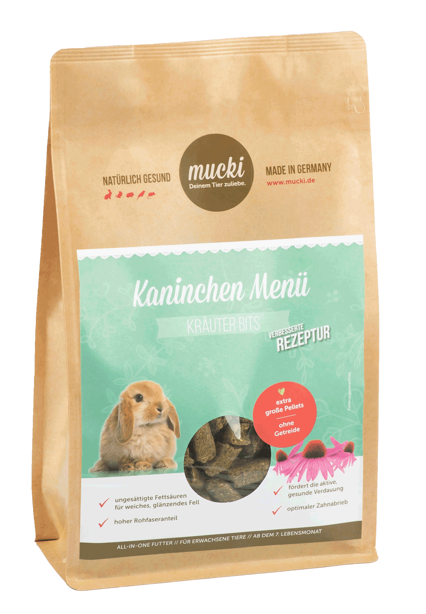 Kaninchen Menü Kräuter Bits