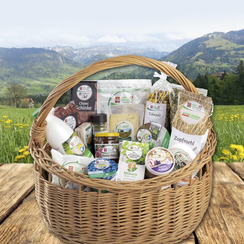 Sortiment «Echt Entlebuch» im Korb