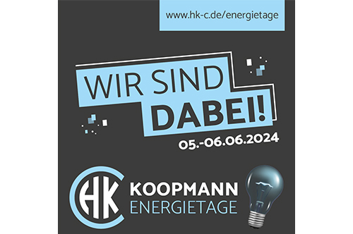 Trade fair presence KOOPMANN Energy Days 2024
