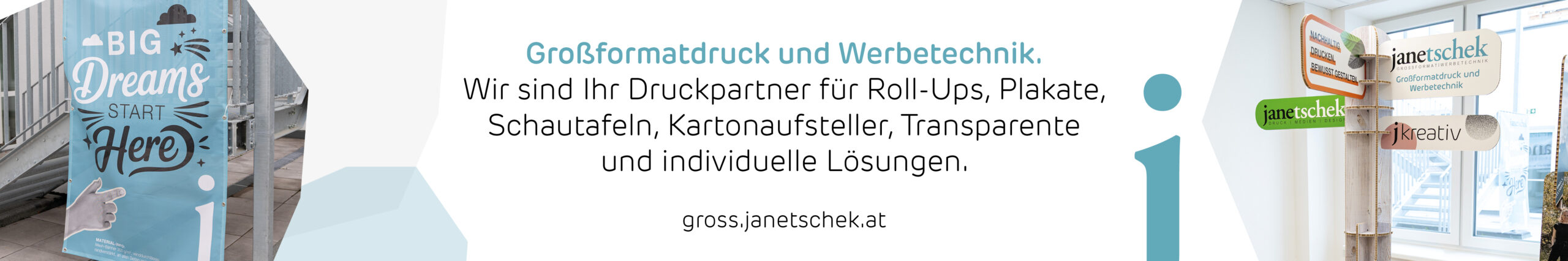 Großformatdruck und kreative Lösungen