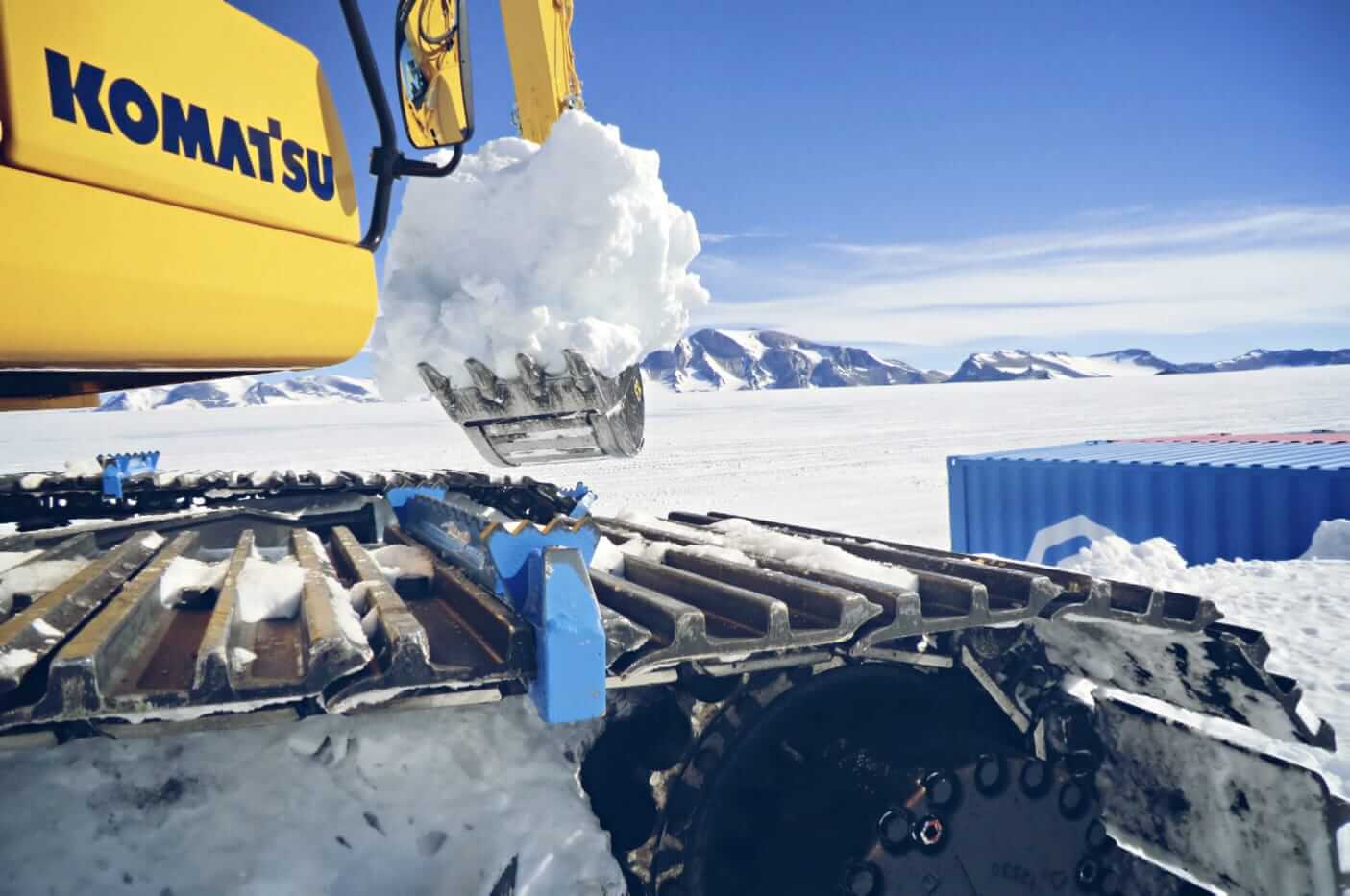 Track Claws im Eis- und Schnee-Einsatz