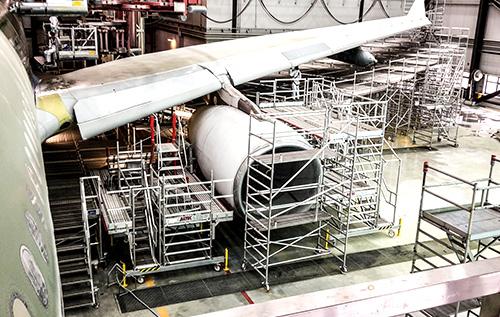 Tragflächen- und Enginegerüst A330 MRTT