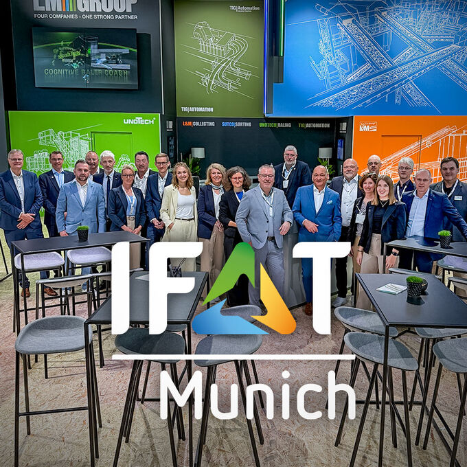 Messeauftritt der LM GROUP auf der IFAT 2026 in München