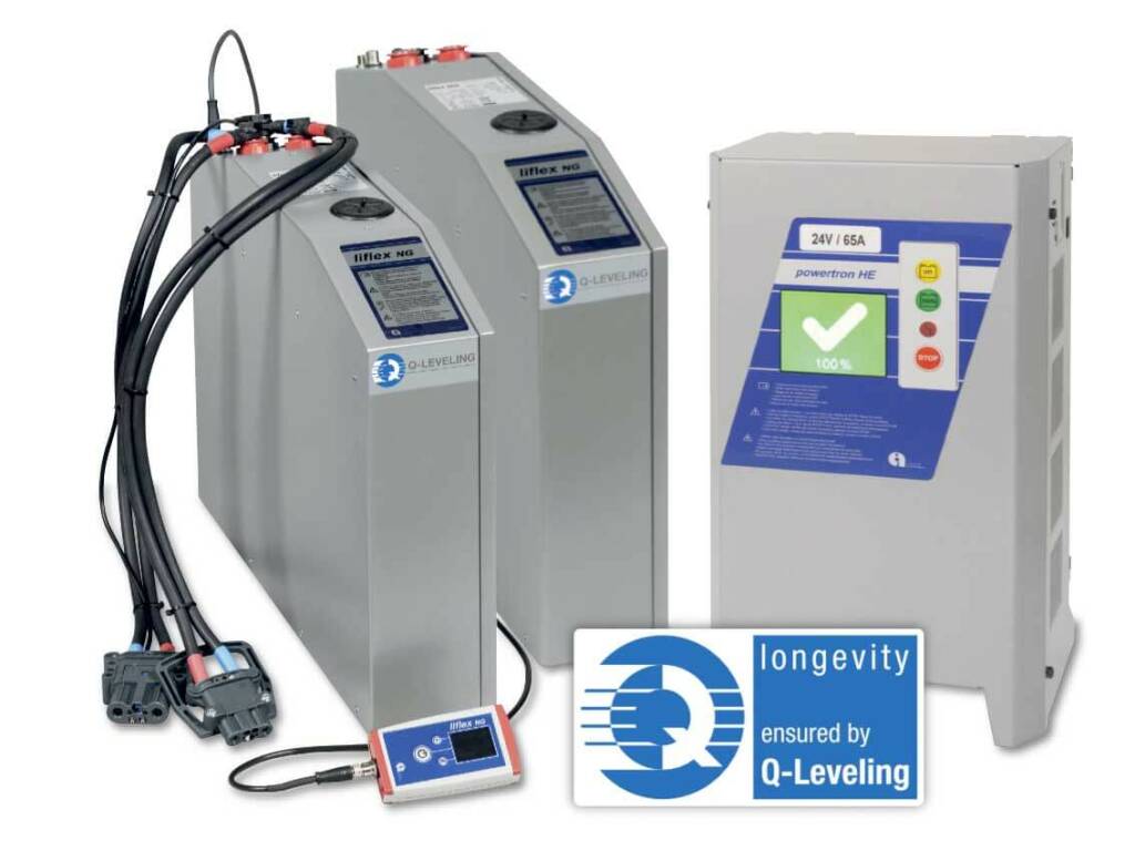 liflex NG mit Q-Leveling und Ladegerät