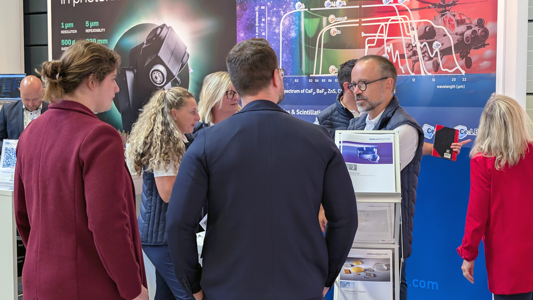 Messestand Hellma Materials, W3+ Fair 2025 Jena