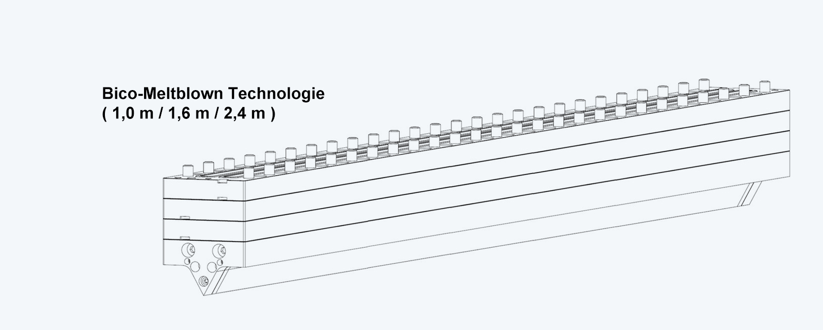 Dreischneckenextruder