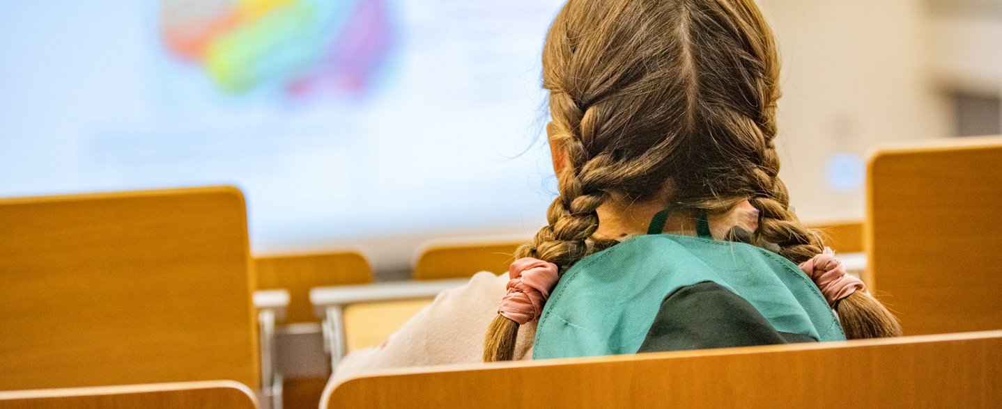 KinderUniHannover in the lecture hall