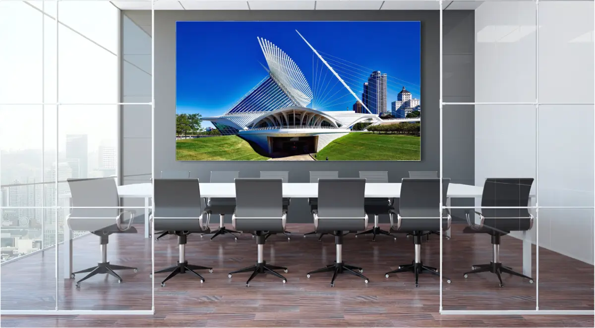 Acoustic image AluFrame with interchangeable fabric cover