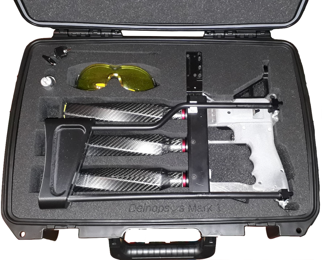 Deinopsys Mark1 im Koffer