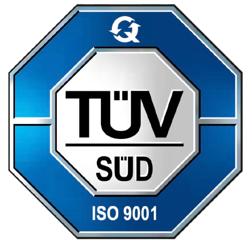 TÜV-SÜD-Zertifikat ISO 9001