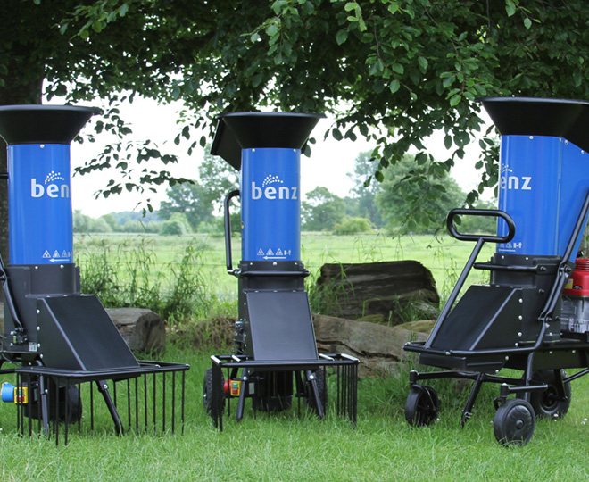 Benz-Gartenhäcksler (Elektro/Benziner)