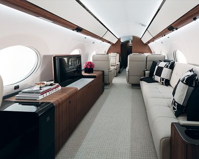 Innenraum eines Gulfstream G650ER