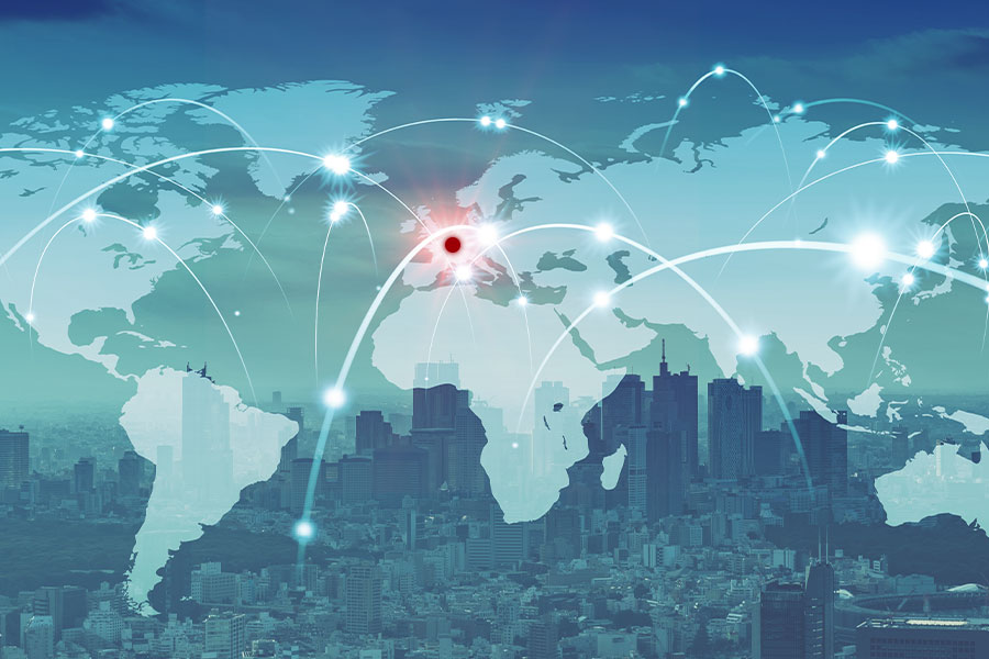 Globales Vertriebsnetzwerk