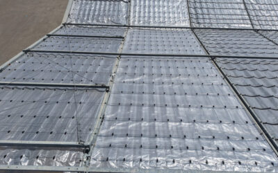 Replaced roll-up roof screen