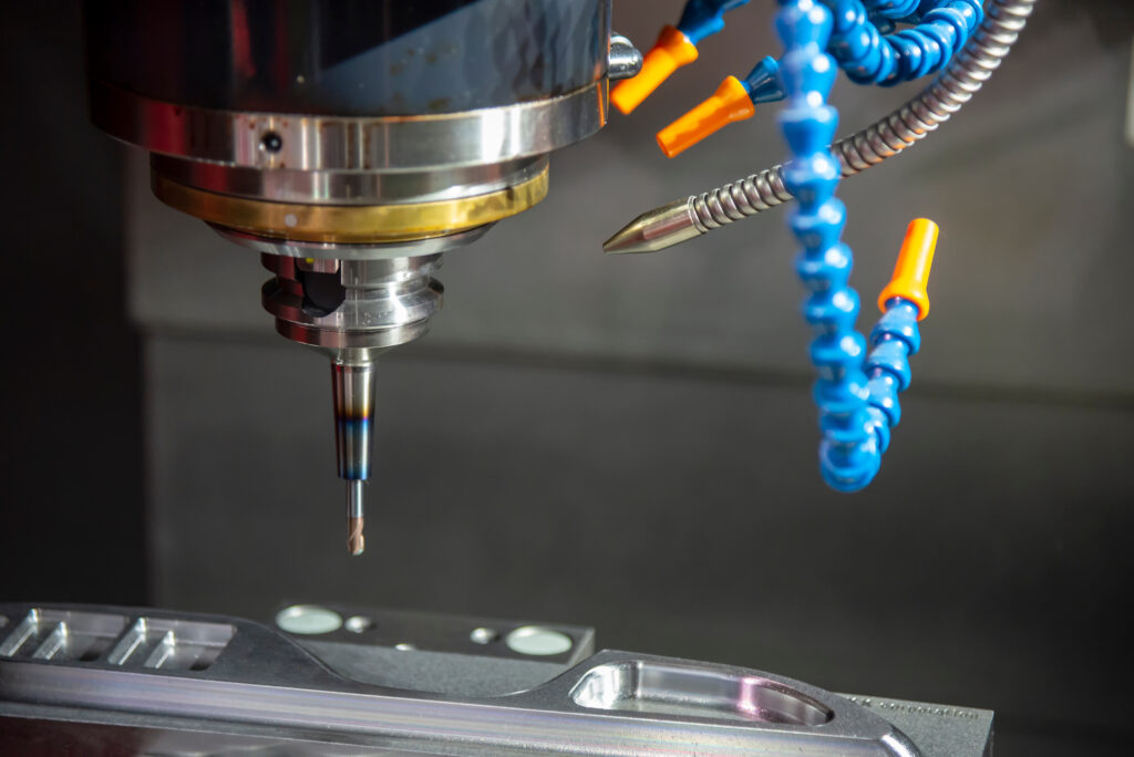 CNC-Maschine in der TDC-Werkstatt