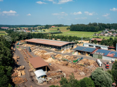 Rundholzlager