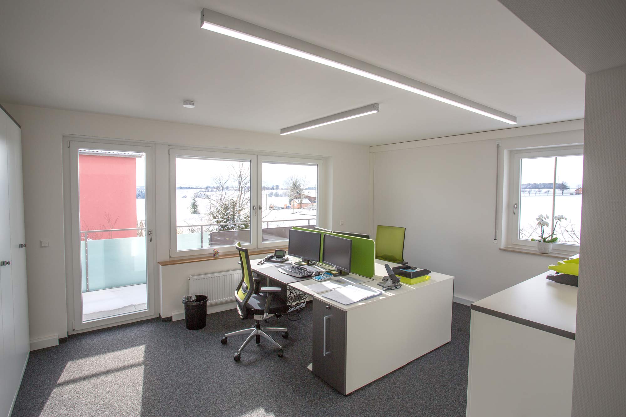 Montage und Verdrahtung der LED-Elemente