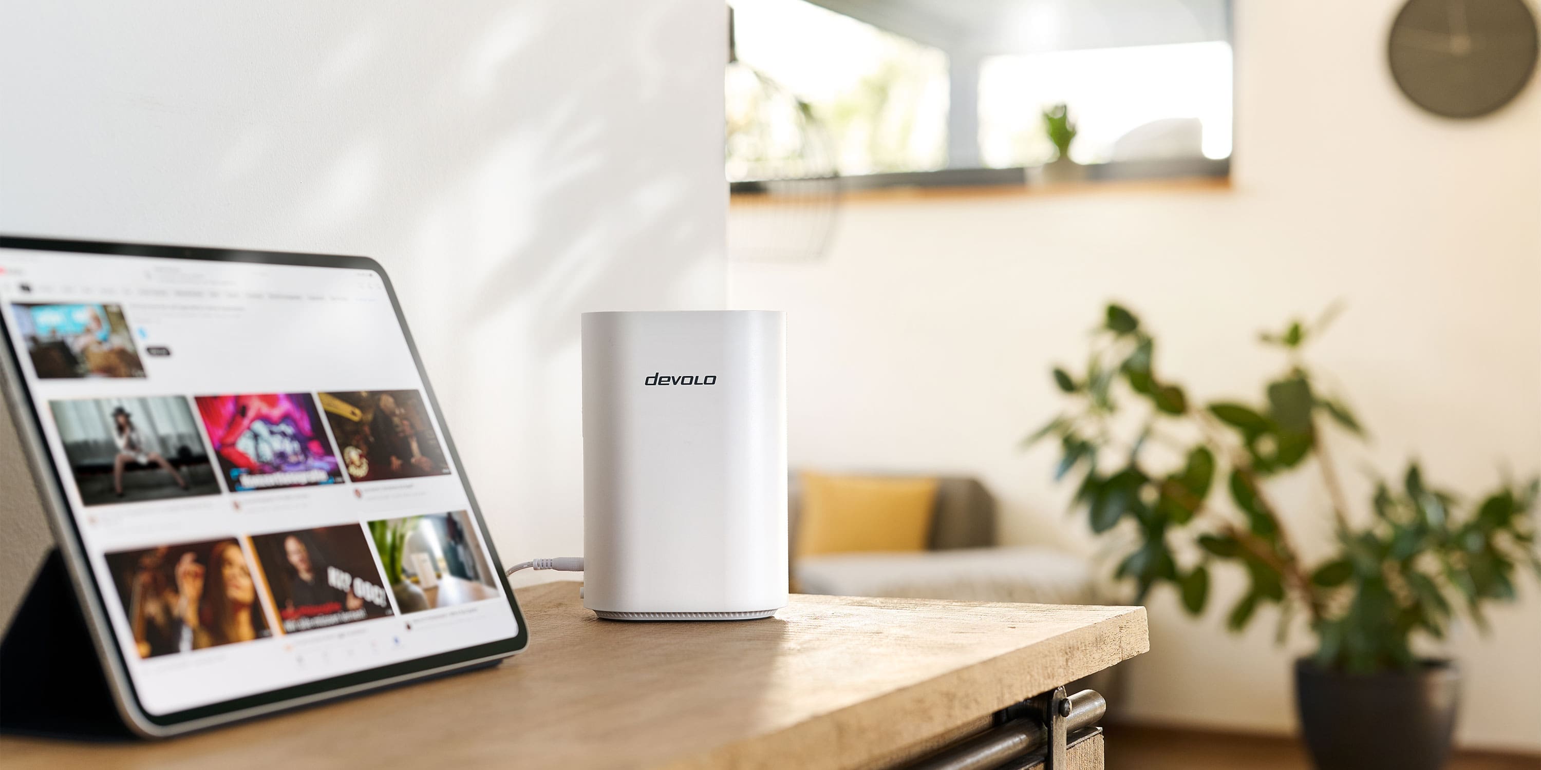 devolo Wi-Fi 7 Router in einer Mesh-Szene