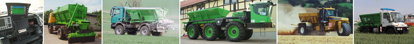 Streuaufsatz für Trac und LKW