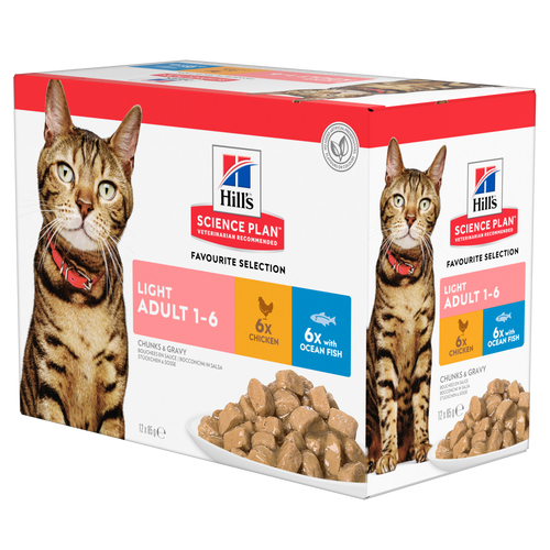 Science Plan Light Adult Nassfutter für Katzen