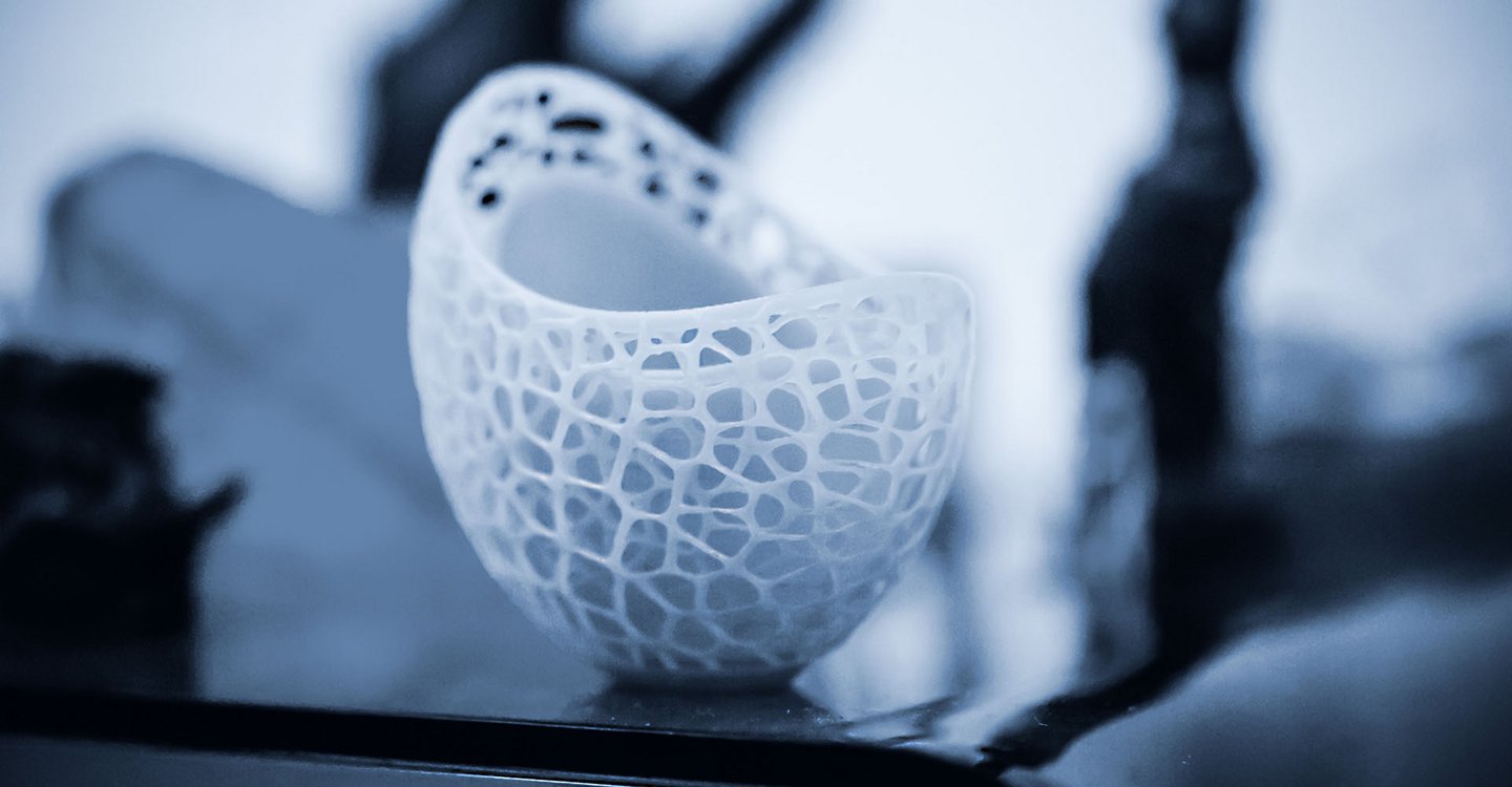 3D-gedruckte Schale/Vase