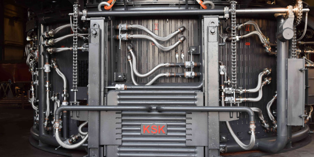 Wassergekühlte Bauteile für Elektrolichtbogenöfen