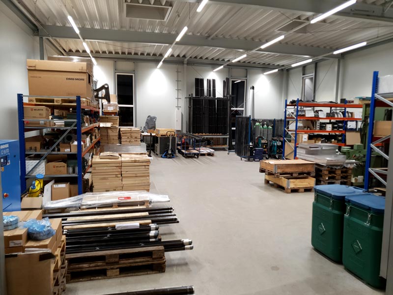 Hallenanbau 2019 mit ca. 200 m²