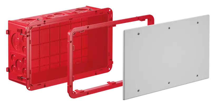 Flush-mounting formwork box