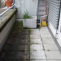 Unkraut jäten auf Terrassen