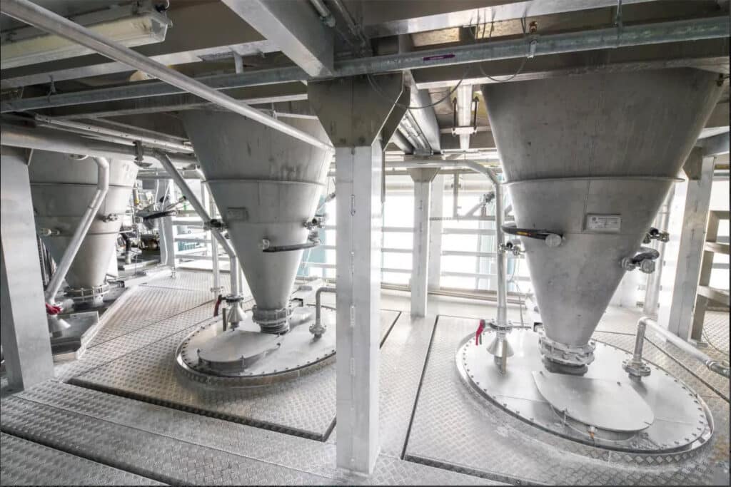 Mischen/Coating – Abfülltrichter