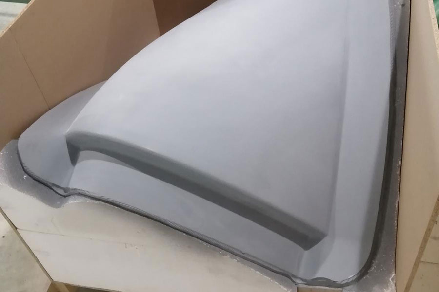 Kunststoffelement wird geformt