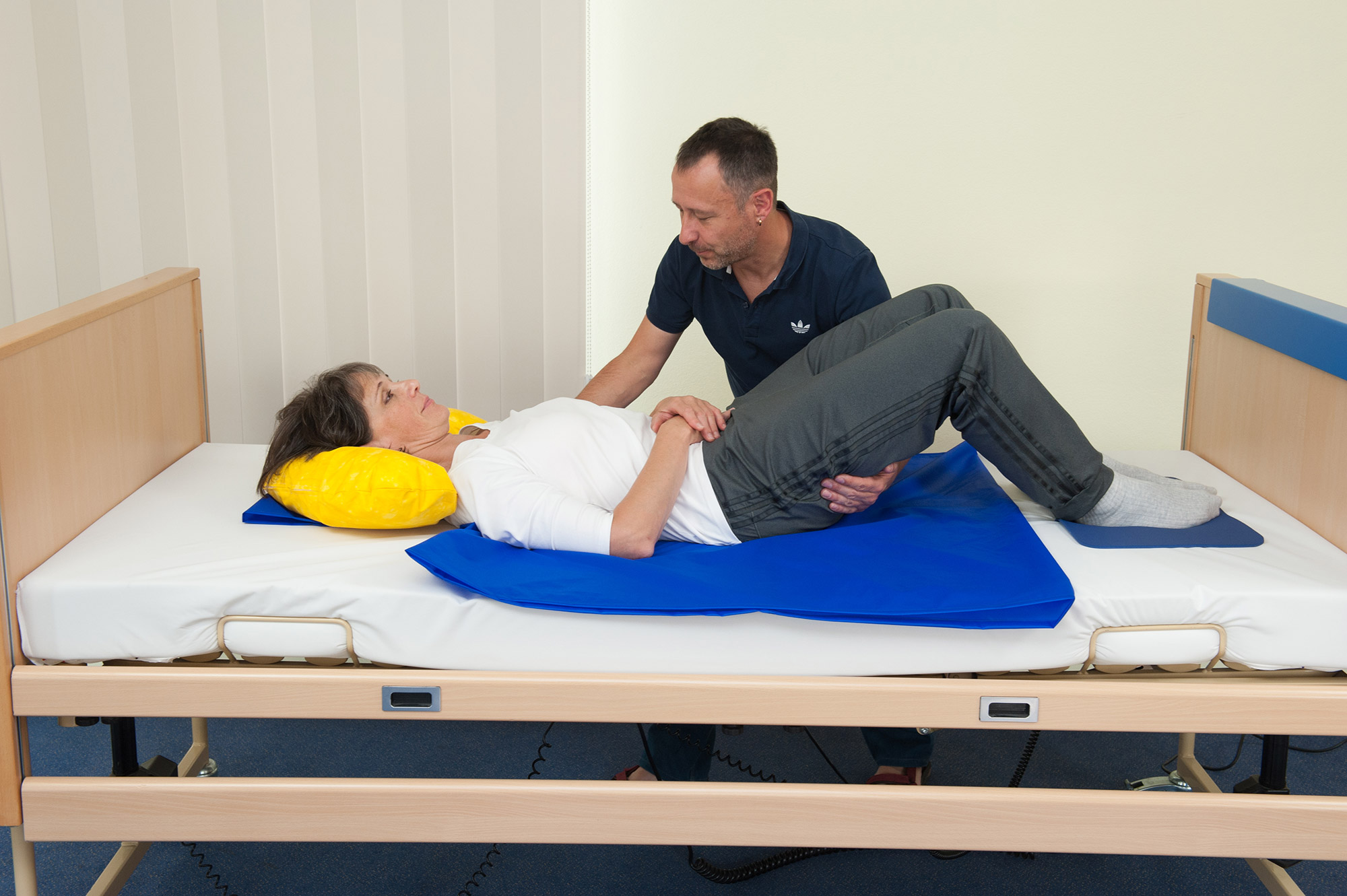 Anwendung der Tunnelgleithilfe am Patienten