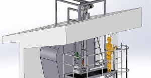 Aschelift für Grossfeuerung