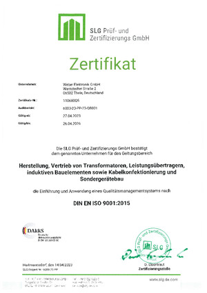 Fertigung bei Weber Elektronik