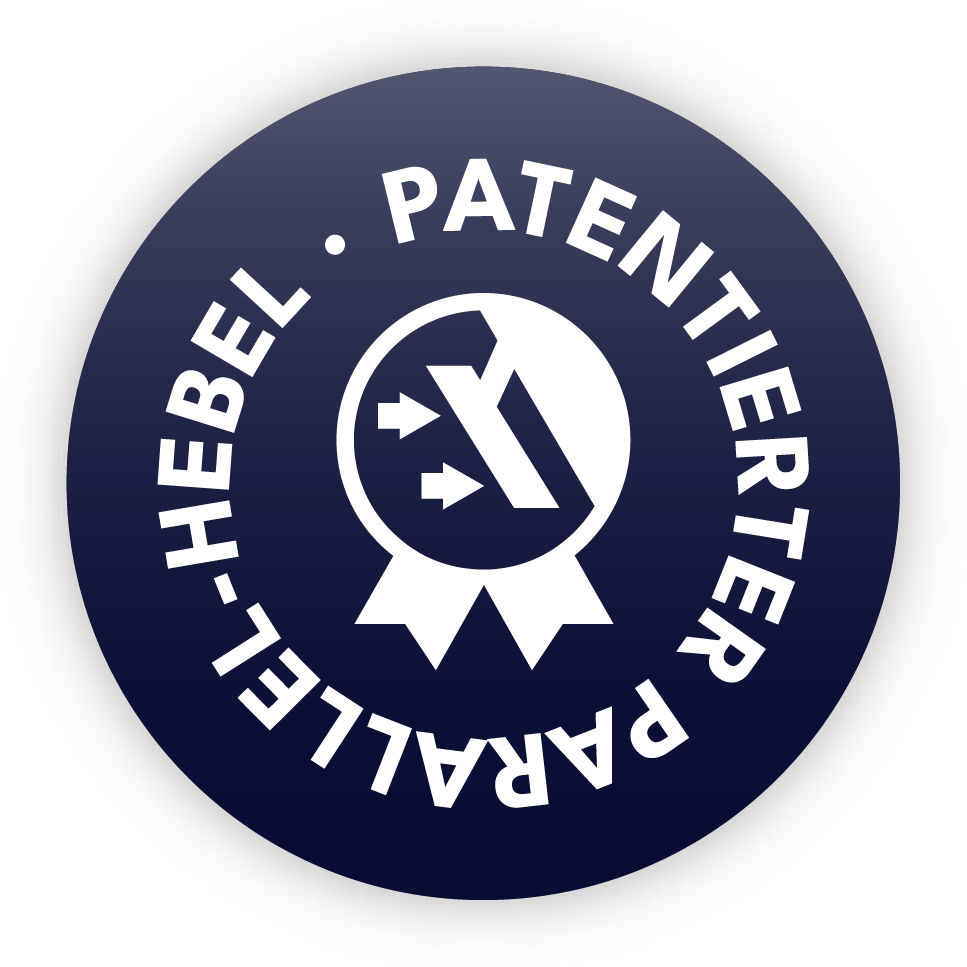Patentierter Hebel