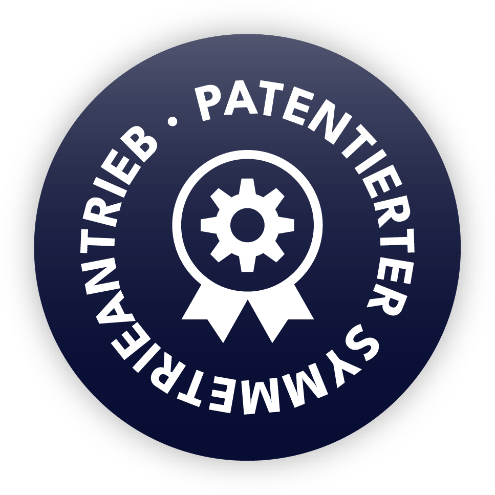 Patentierter Antrieb