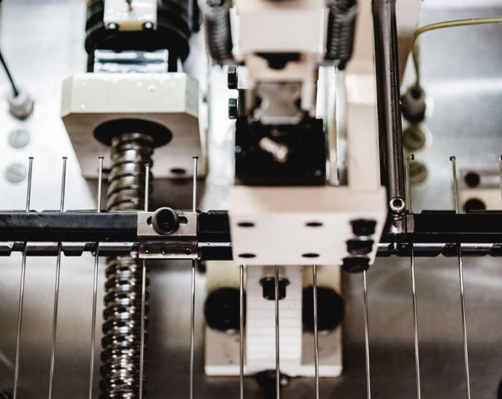 Biegestation einer All-in-One-Speichenmaschine