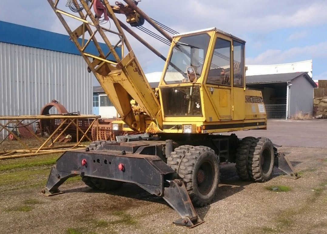 Seilbagger im Einsatz