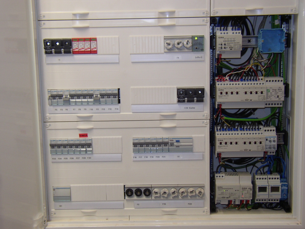 Etagenverteiler mit KNX-EIB