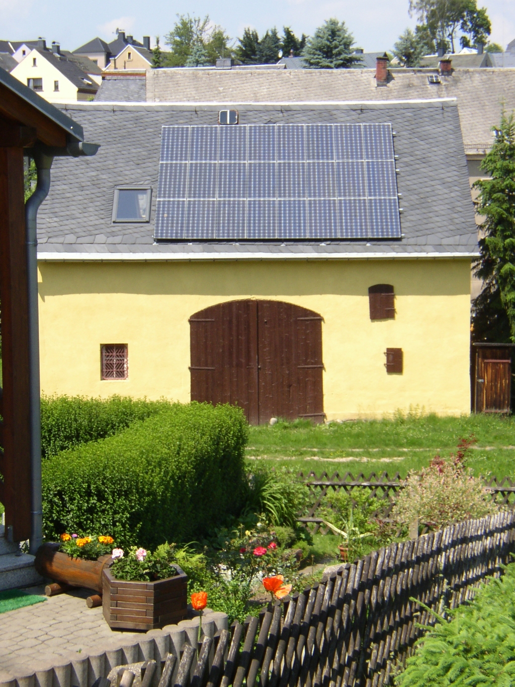 Photovoltaik auf einem Hausdach