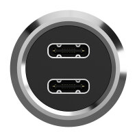 Doppel-Einbaubuchse 2 x USB Typ-C