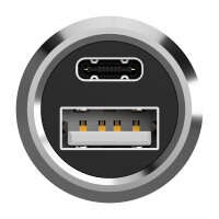 USB-Einbaubuchse Typ-A + Typ-C